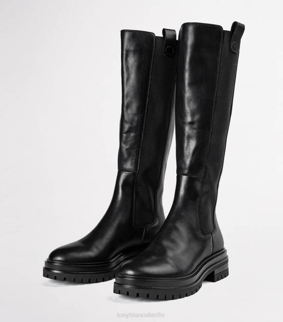 kniehohe Stiefel| de Tony Bianco Frauen Winx-Kalbsstiefel schwarzes Venedig 4624454